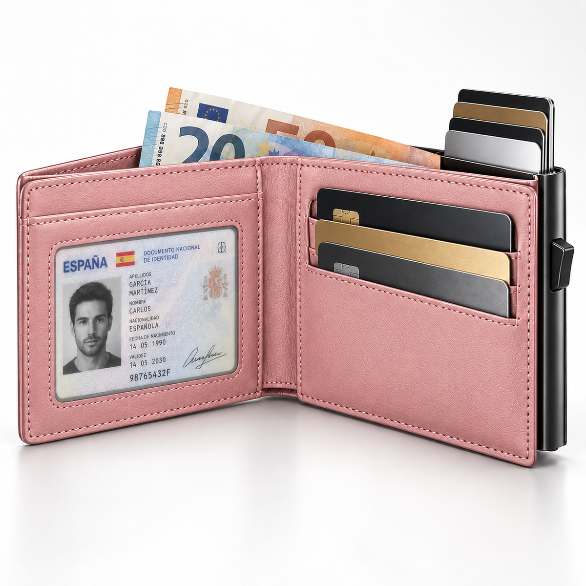 VaultPro Apex™ – Cartera Inteligente RFID de Acceso Rápido